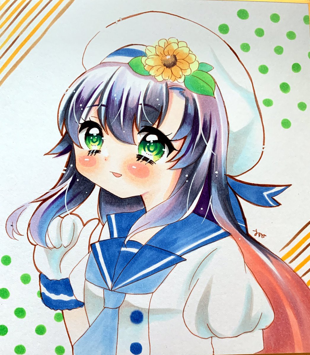 艦これ 松輪ちゃん 松輪 コピック 艦これ あすみ Booth出品中のイラスト