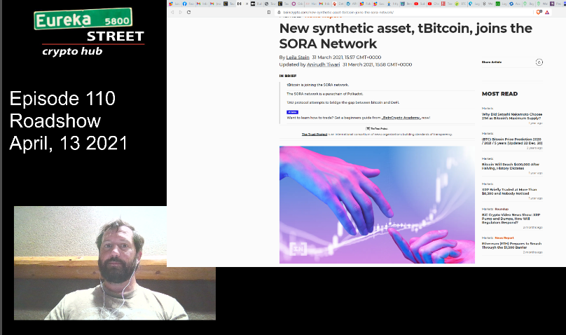 EurekaJohn1's tweet image. Episode 110 - Keeping up my consecutive morning show streak on the road! - #TauProtocol and synthetic #tBITCOIN pegged to $BTCST Bitcoin Standard Hashrate Token.  Along with #SORA Network $XOR, they are looking to jump on the world economic stage.  youtu.be/eAlMjFKBMP8