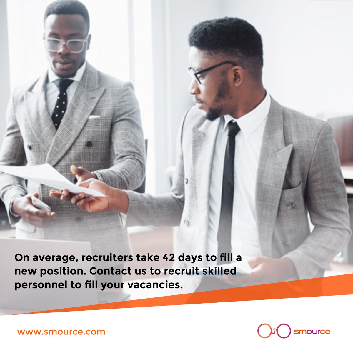 SmourceTech's tweet image. From finding the best workers to dealing with mountains of admin work, employers can have a hard time recruiting new talent. Outsource your recruitment to Smource so you have one less thing to worry about. #Smource #FactoftheDay #OnlineJobs #Agency #Staffing #Recruitment #Facts