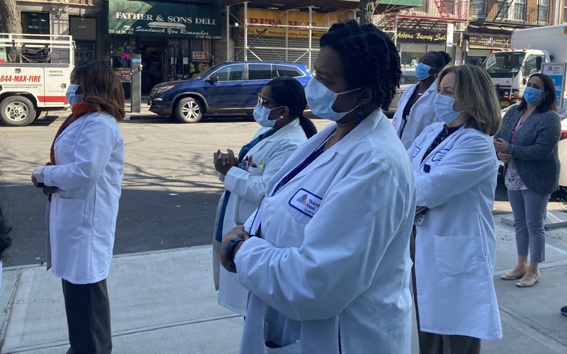 Mount Sinai employees have saved thousands of lives and have #vaccinated tens of thousands of people, bringing us closer as a community and closer to the end of this #pandemic: mshs.co/IR #MountSinaiToday #COVID19