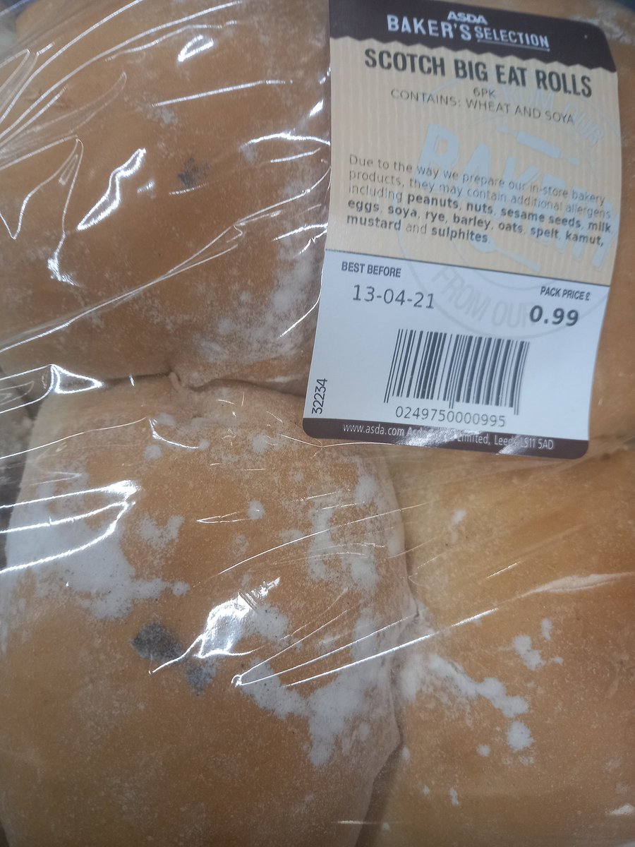 jocksmissus's tweet photo. @asda @AsdaServiceTeam why is it that every time i go to asda i end up buying something that is off. My last 3 trips its been almomd milk and a salmon ready meal. Today i get home and its scotch rolls. Time to go back to @Tesco i think https://t.co/cZhmNHdmIT