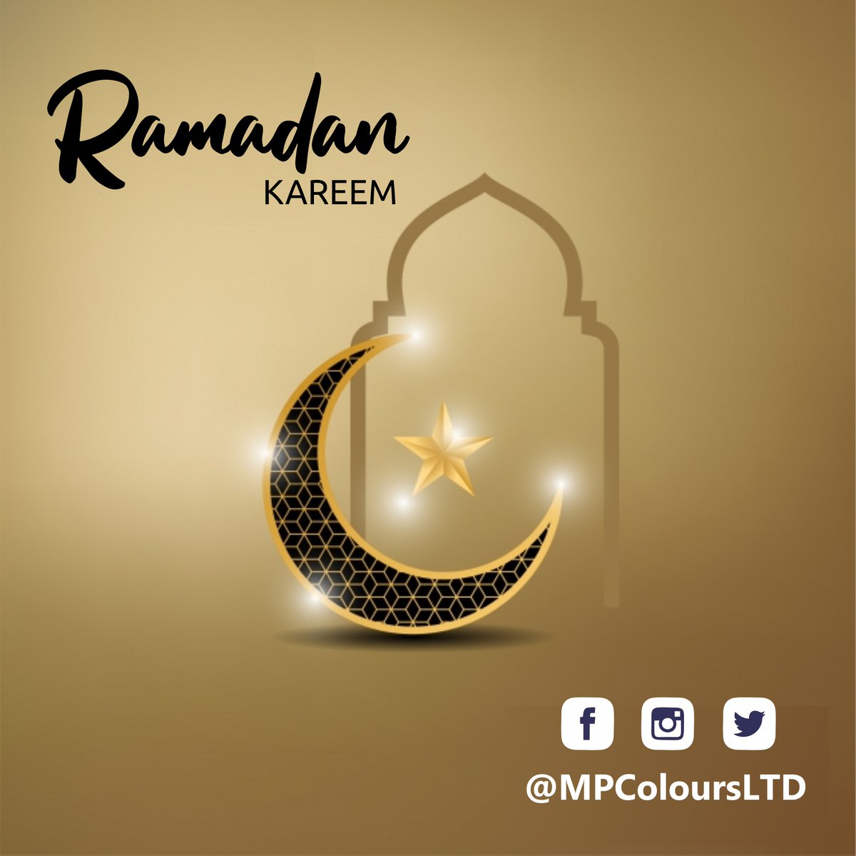 MPColoursLTD's tweet photo. From everyone @MPColoursLTD

#RamadanKareem https://t.co/xjEMEBDxQv