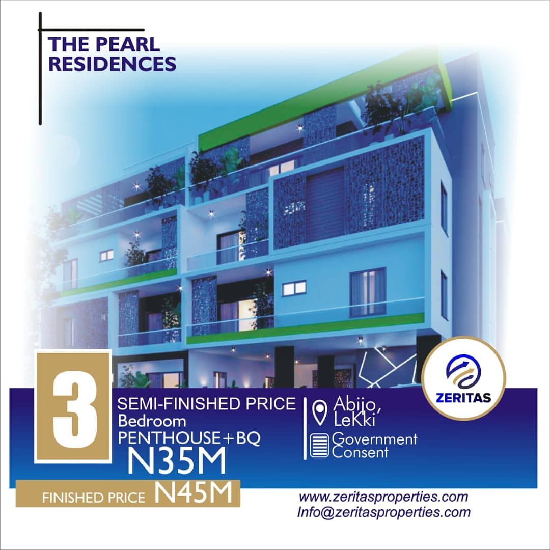 zeritasproperty's tweet photo. THE PEARL RESIDENCES ABIJO, LEKKI

When you talk about proximity to high-quality properties Pearl ResidencesAbijo is second to none. Its location is superb. Pearl Residences Abijo is a modern housing estate within the most sought-after investment destination in Africa Ibeju Lekki https://t.co/wgFounmY5b