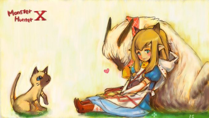 モンハンクロスのtwitterイラスト検索結果