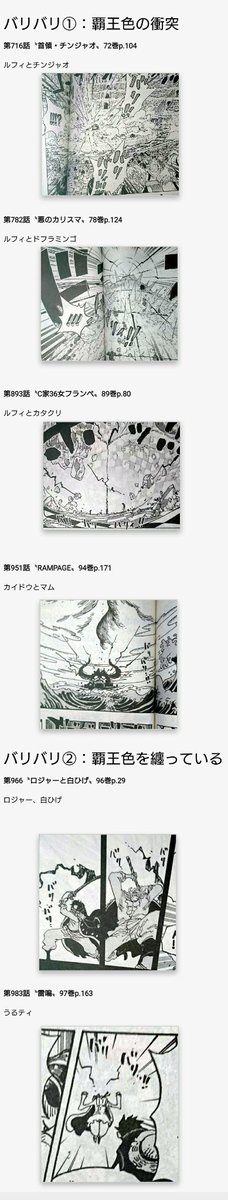 たかたか 覇王色の覇気とオノマトペ バリバリ 覇王色の衝突 バリバリ 覇王色を纏っている ビリビリ 気絶しなかった時 ドクン 気絶する時 今週のワンピ Onepiece たかたか 覇王色の覇気とオノマトペ バリバリ 覇王色の衝突 バリバリ 覇王色を纏っている ビリビリ 気絶しなかった時 ドクン 気絶する時 今週のワンピ Onepiece