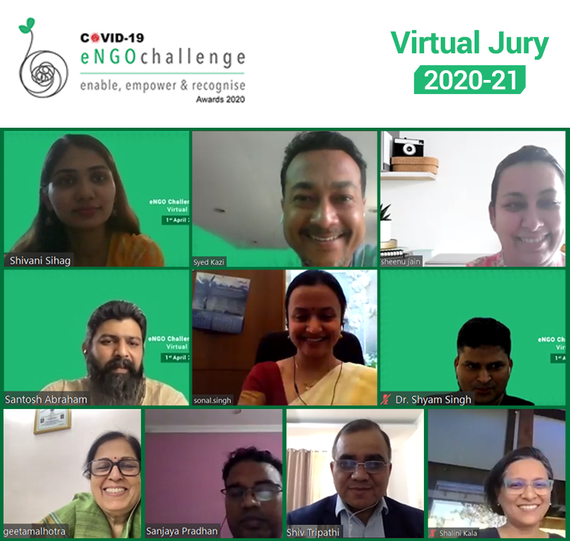 DEFindia's tweet photo. Here is a #glimpse of the eNGO jury.
The virtual jury process of eNGO Award 2020-21 has successfully been completed.
The date and other details of the main award event will be announced soon.
Stay tuned!
#eNGOAward #virtualjury #eNGOJury #DEFIndia https://t.co/t60v4uRciN