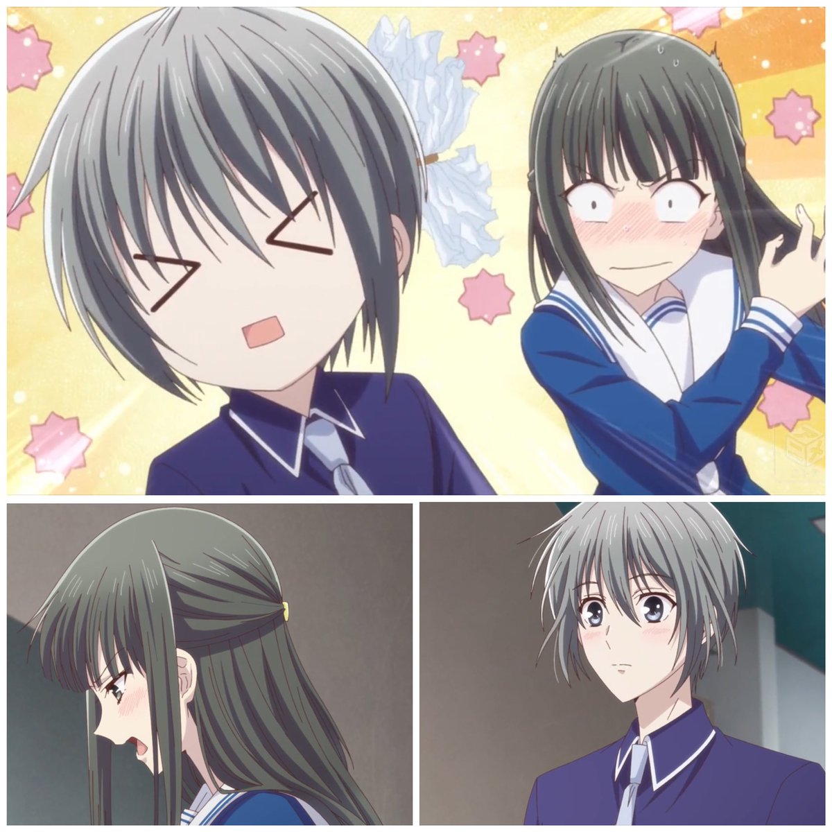 ニュービー フルーツバスケット The Final 2話 紫呉も慊人もお互い歪んだ 君を想う 慊人さんが紫呉の待ち続ける想いに気づいたらそれはきっと 揺るぎない事実 になるんだろうね 昔はゆきる推しだったけど 今は由希真知もアリです それぞれの