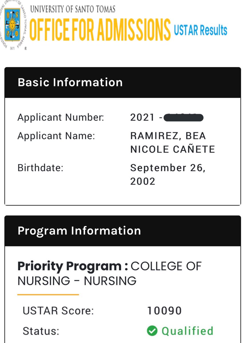 beaniicole's tweet photo. tweeted this two years ago after receiving rejection letters from dlsu and ust for shs.. 

two years later.. i got this 😭💚💛 https://t.co/kcYdZrdACR