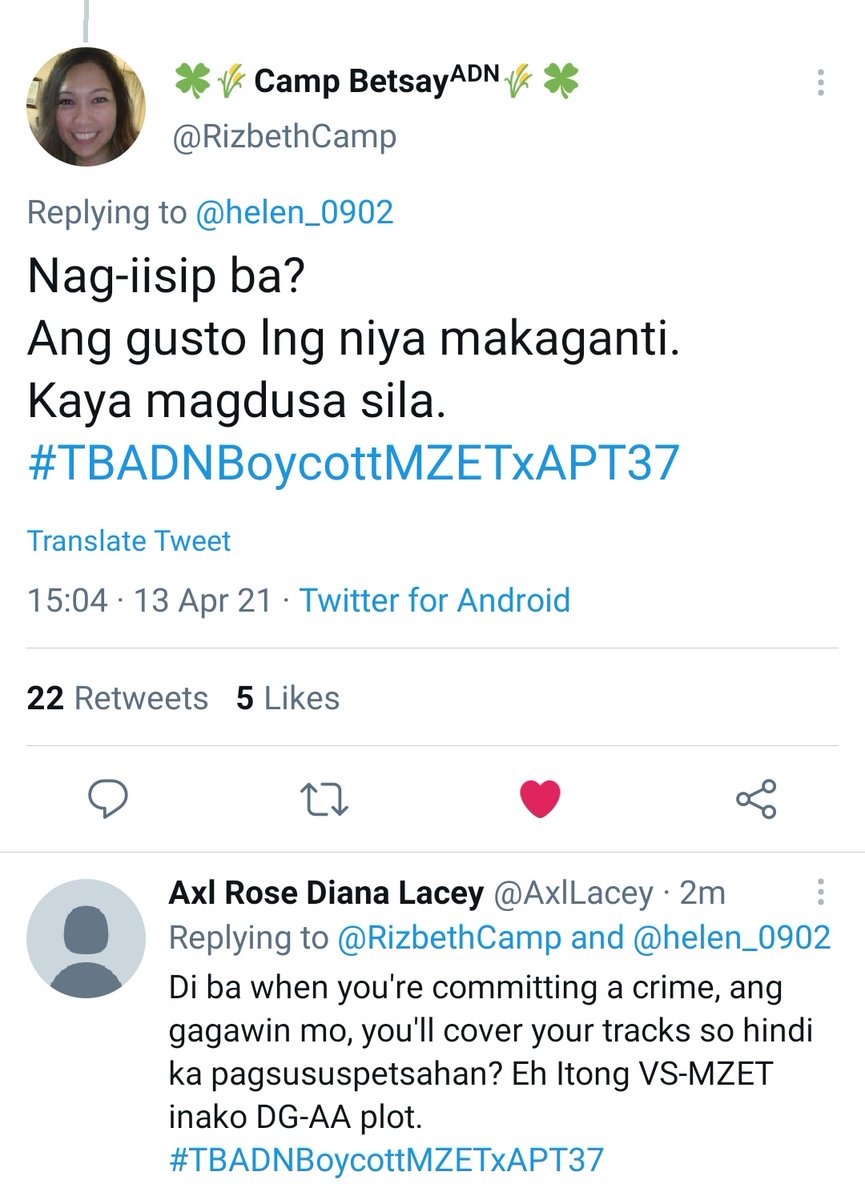  https://twitter.com/RizbethCamp/status/1381865792661155840?s=19 How can a wolf in sheep's clothing be dumb? Well, that's turning out to be a blessing to this  #TBADNBoycottMZETxAPT37