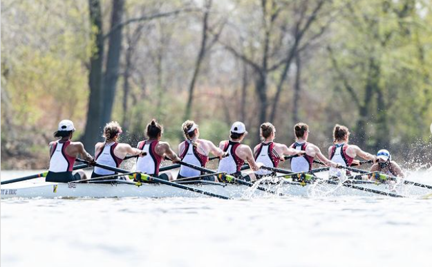 HunRowing's tweet photo. Cheers to Alexis Harvell '20 rowing 3-seat in @UMassRowing 1st varsity eight last weekend, one of three Raiders rowing in NCAA D1 programs this spring! https://t.co/MjTcnpziNl