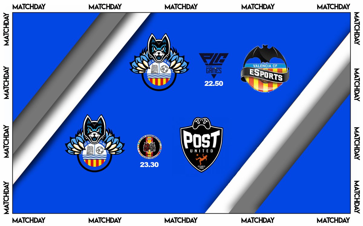 EsportsMontgat's tweet photo. 🏆 MATCHDAY 🏆

@PLGeFootBall 22:50

J2 🆚 @VCFeSports

@VPLglobal [ @LAFVFIFA ] 23:30

J8 🆚 @PostUnteSports

🧾Los partidazos de hoy retransmitidos en directo casteados por nuestro gran @7Cletto en el canal oficial del club via Twitch 👀 https://t.co/XlBUSGhUSX