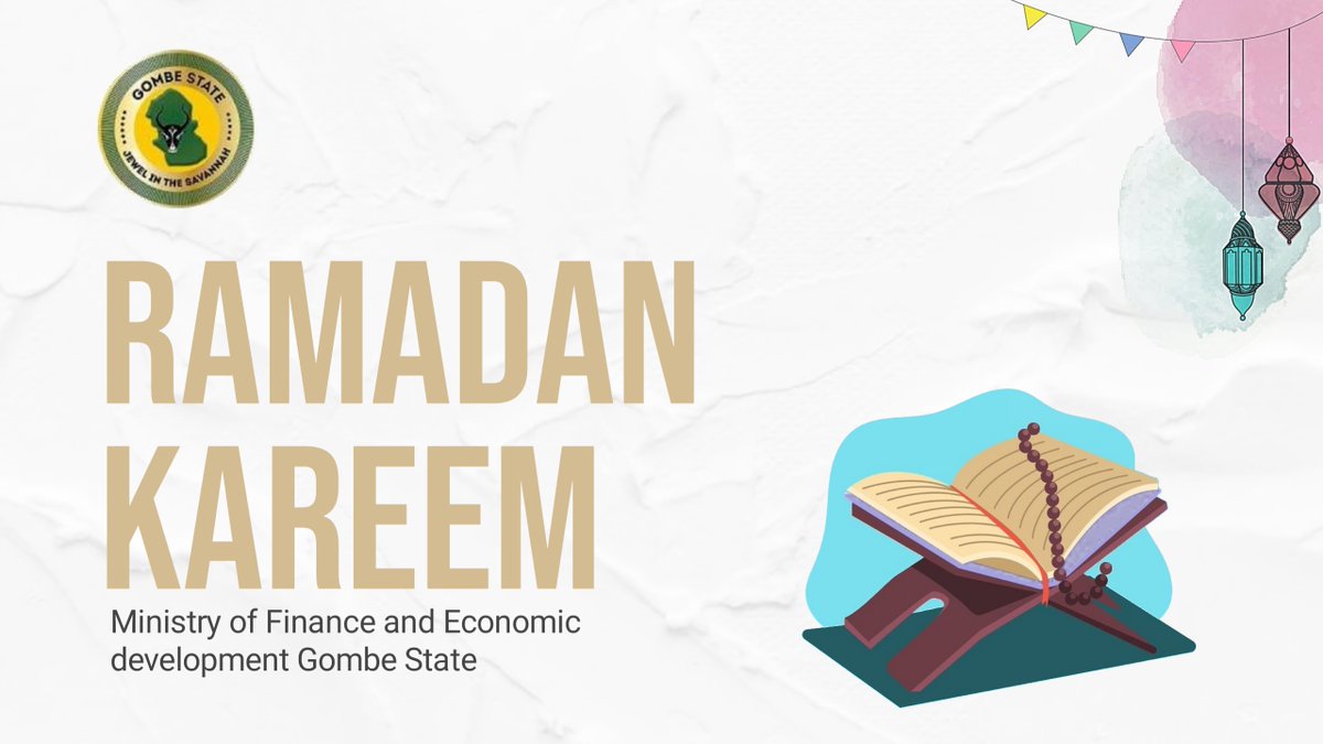Ministry of Finance and Economic Development Gombe (@mofgombe) on Twitter photo May The Blessings of this Ramadan reach us! Ameen thuma Ameen!
#ramadanmubarak  #RamadanKareem  #Ramadan  #gombe May The Blessings of this Ramadan reach us! Ameen thuma Ameen!
#ramadanmubarak  #RamadanKareem  #Ramadan  #gombe