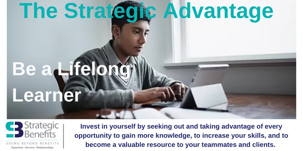 From Carol Westerkamp, Benefit Consultant, “In order to grow and develop we sometimes need to know where we stand, which may involve making changes. These changes will enable us to provide the “EPIC” service that our clients deserve." #strategicbenefits #strategicadvantage