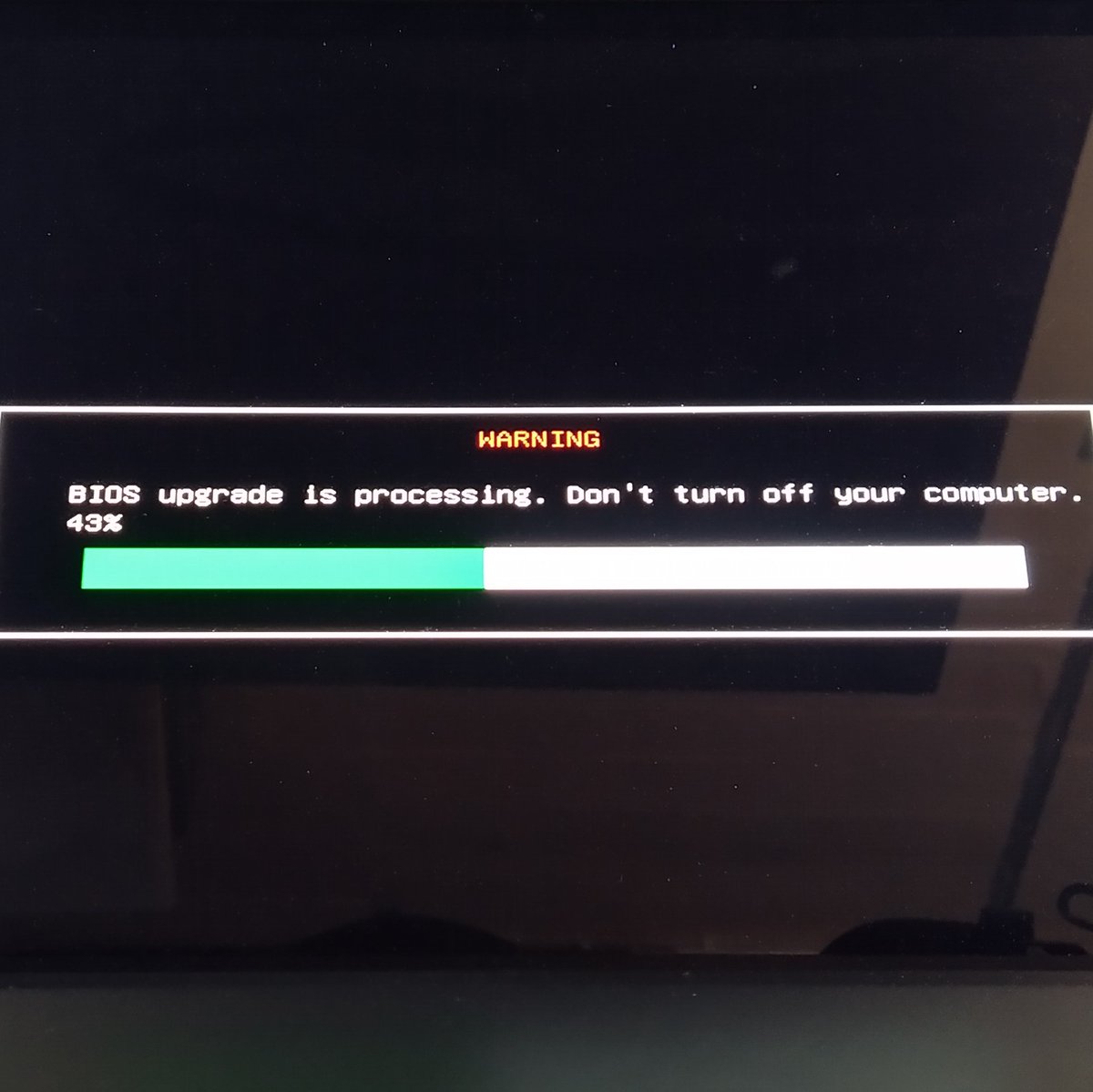 Always a scary moment. Don't try this right before a gig. #biosupgrade
