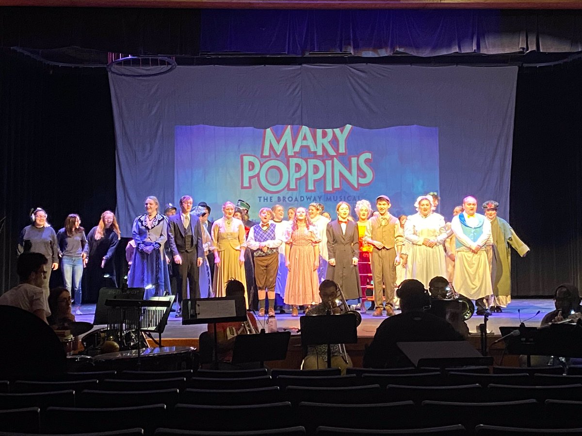 the first weekend of Mary Poppins was outstanding! don’t forget to get your tickets for the shows on 16, 17, and 18. also the link to stream the show online will be live until Monday April 19. showtix4u.com/event-details/…