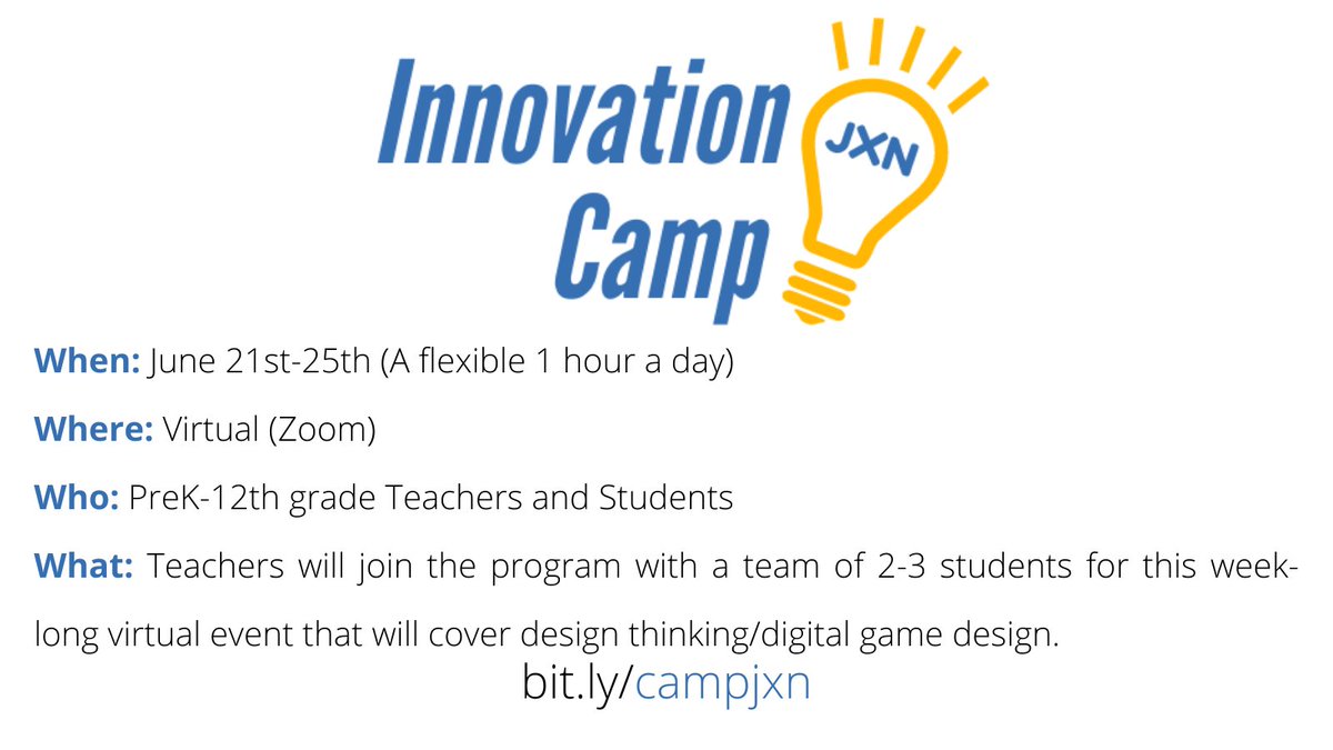 EdTechJXN's tweet photo. For more information and to register visit https://t.co/9zp3tcqerO! #TEAMJXN #REMCrits #JCISD #edtech @mrsdls @DueyBui @MrsRebandt @b_jagger @sharpsgalore @Allison_Walker7 @MrsAmberBarnes https://t.co/wasWZ96bzq