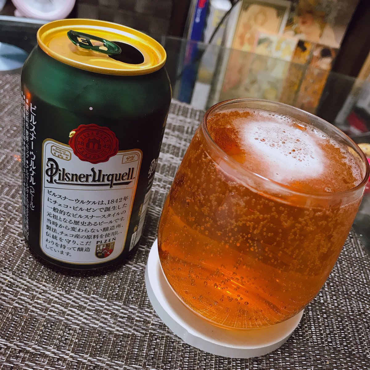 yuri_czech's tweet photo. チェコビールが、
ピルスナーウルケルが、
スーパーにふつうに売っている…！

感動✨

そして祝福の一杯🍺✨ https://t.co/GmjRAP6nBK