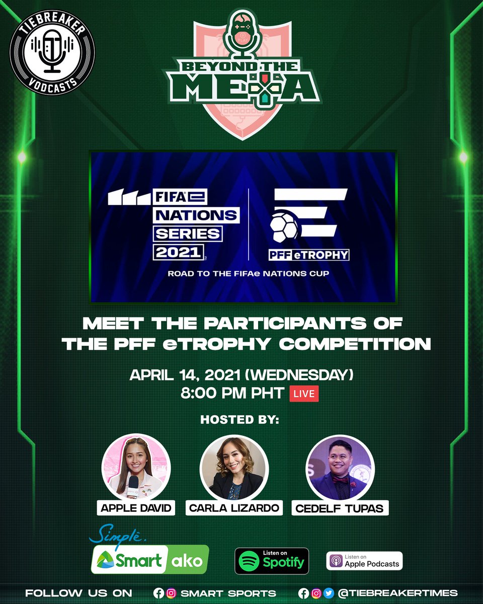 tiebreakertimes's tweet photo. A day before the first-ever #PFFeTrophy tournament, three of the competitors will go #BeyondTheMeta.
Jorrel Aristorenas, Renard Yu, and Carl Sambrano join @carlajenina Lizardo, @ApppleDavid, and @cedelfpt3 on Wednesday at 8PM!
#LiveSmarter #BetterWorld https://t.co/S4W7yBMnR8