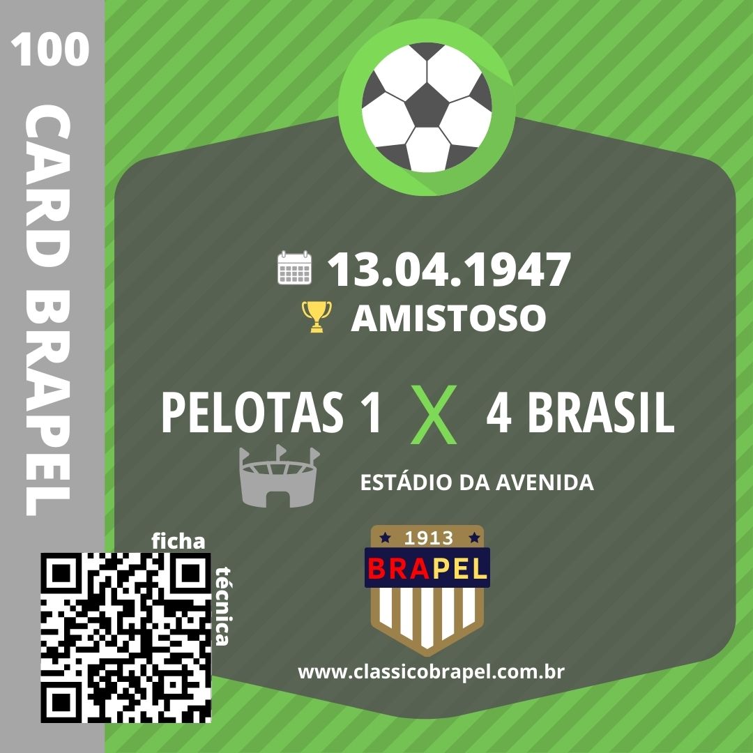 BrapelClassico's tweet photo. BRAPEL do dia 13/4. Foram 3 jogos nesta data!

https://t.co/3Fyi32k25q

#brapel #GEBrasil #ECPelotas #futebol #futebolinterior https://t.co/6MoDqjQn96