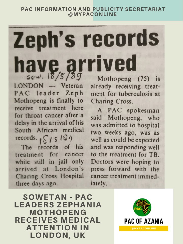 Pan Africanist Congress of Azania (PAC) tweet media