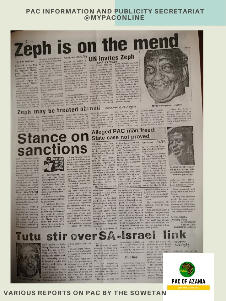 Pan Africanist Congress of Azania (PAC) tweet media