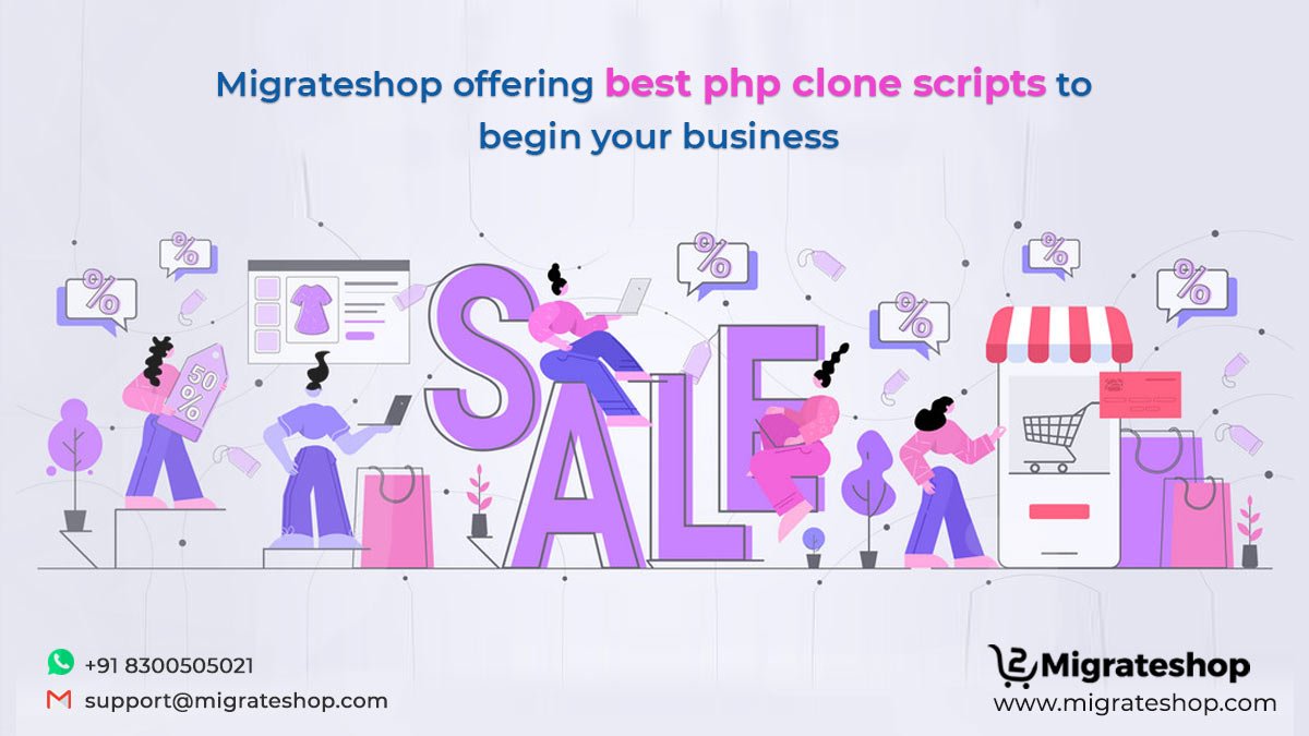 migrateshop's tweet image. Migrateshop offering the best PHP clone scripts to begin your business

Visit: migrateshop.com/best-php-clone…
Click Here: bit.ly/3a6vXSd
#migrateshop #best_php_clone_scripts #php_scripts #marketplace_scripts #multivendor_scripts #ecommerce_scripts #service_script #rental_script