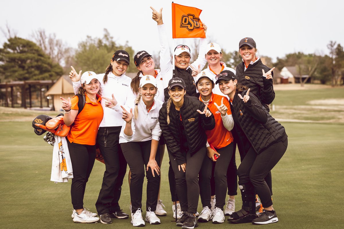 OSUcowgirlgolf's tweet photo. We felt all the support from the OSU Family and we can't thank you enough!

#GolfSchool I #GoPokes https://t.co/vaBCW66TNu