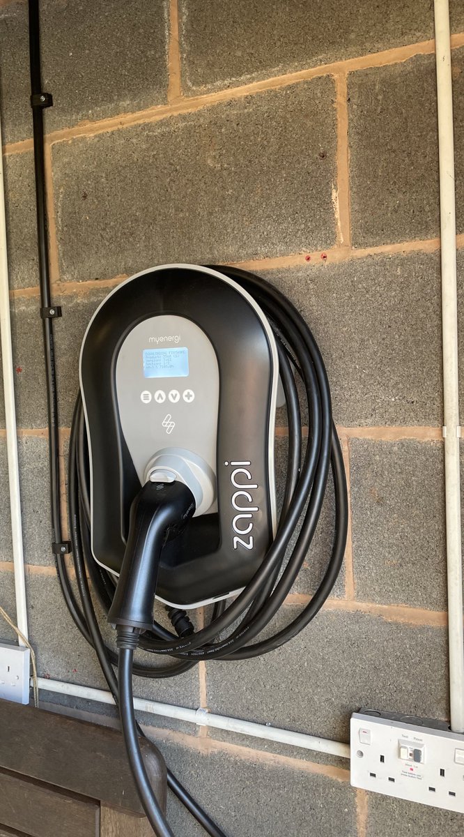 Another easy peasy lemon squeezy <a href="/myenergiuk/">myenergi</a> zappi install!
The job just flows much better when you’re fitting quality gear.
Wired using <a href="/DonnyCables/">Doncaster Cables</a> EV Ultra cable 
#ev #derby #nottingham #electrician #sparkslife