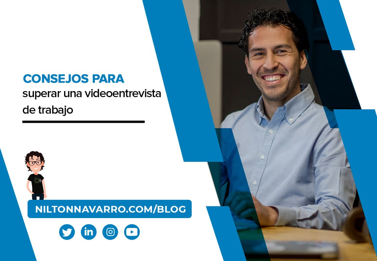 NiltonNavarro's tweet photo. Masterclass: Claves para superar una videoentrevista de #trabajo 

📢Hoy a las 19h

▶️ https://t.co/dwNEjHaeEC 

#Empleo #RRHH https://t.co/kNtk0DT74N