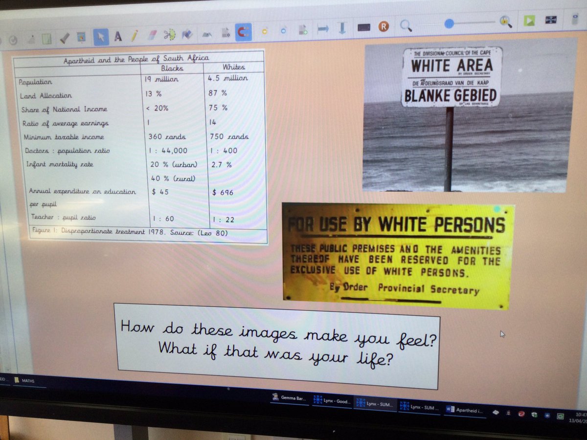 year5bdp's tweet photo. Today’s English lesson generated some powerful discussions and emotions when learning about life during Apartheid in South Africa. #bethechange #equality #dontlethistoryrepeat @bentondeneprim https://t.co/7sdqHhVWy9