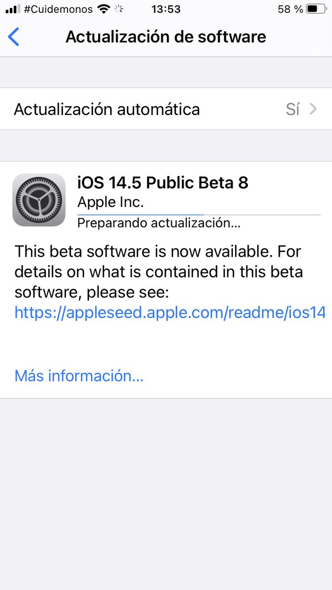 SoloiPhone's tweet image. #iOS145beta8
