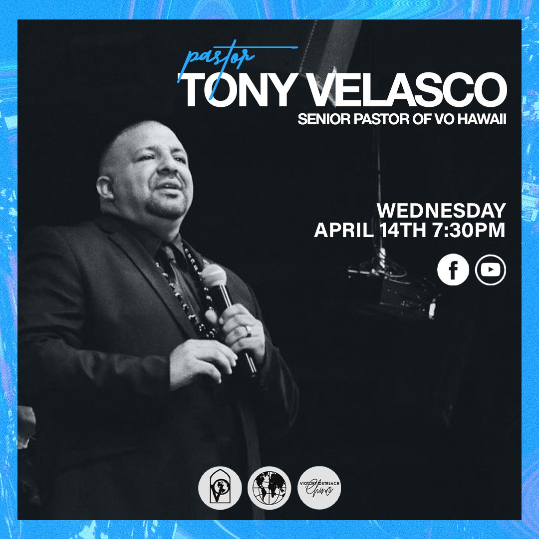 vochino's tweet photo. We are excited to have Pastor Tony Velasco from VO Hawaii 
this Wednesday @7:30pm!! You don't miss out. https://t.co/c2pjeeYWJA