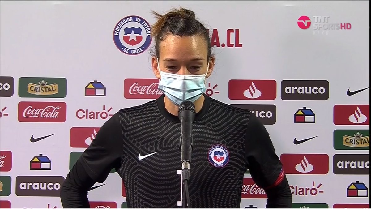 VISIONSPORTSCL's tweet image. Christiane Endler: "El objetivo se logró".