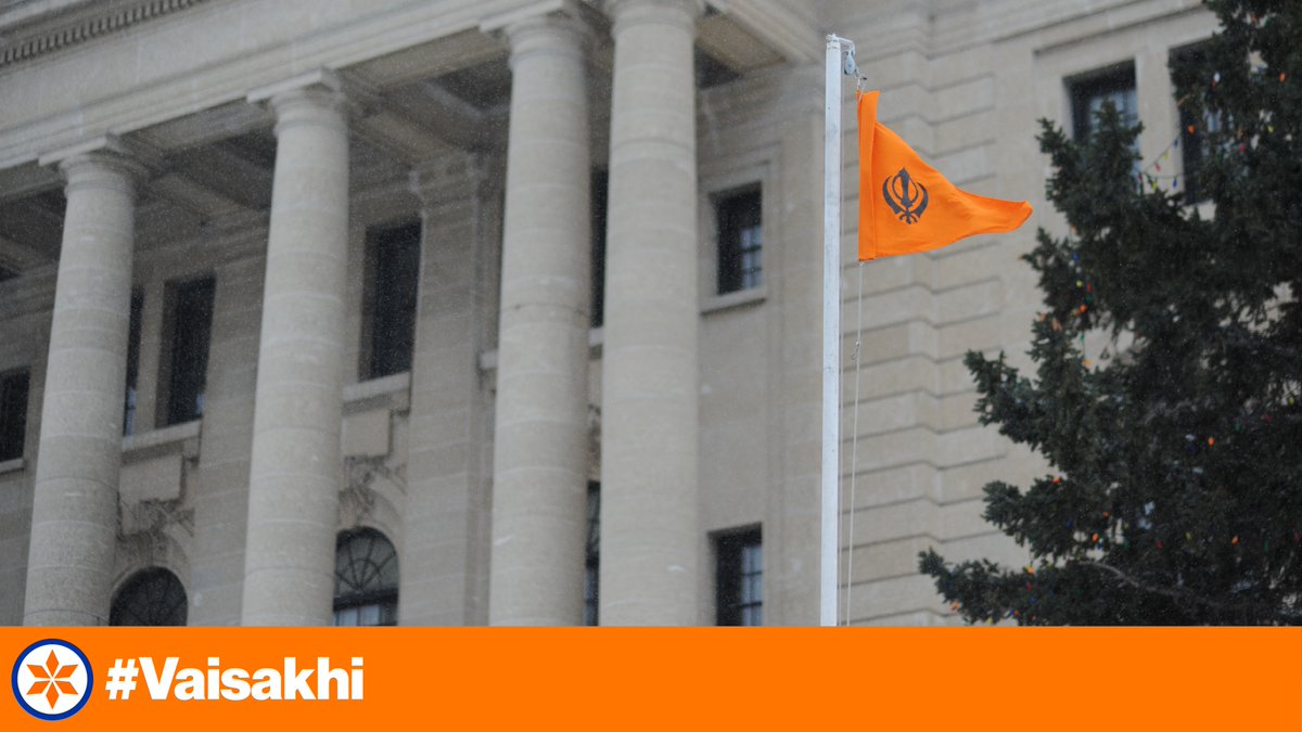 The Nishaan Sahib was just raised at the Saskatchewan Legislature Building, Happy #Vaisakhi!🌾

We are sending heartfelt wishes to those celebrating &amp; standing in solidarity with fundamental Sikh values like justice, equality, service, &amp; compassion.

#skpoli #SikhHeritageMonth