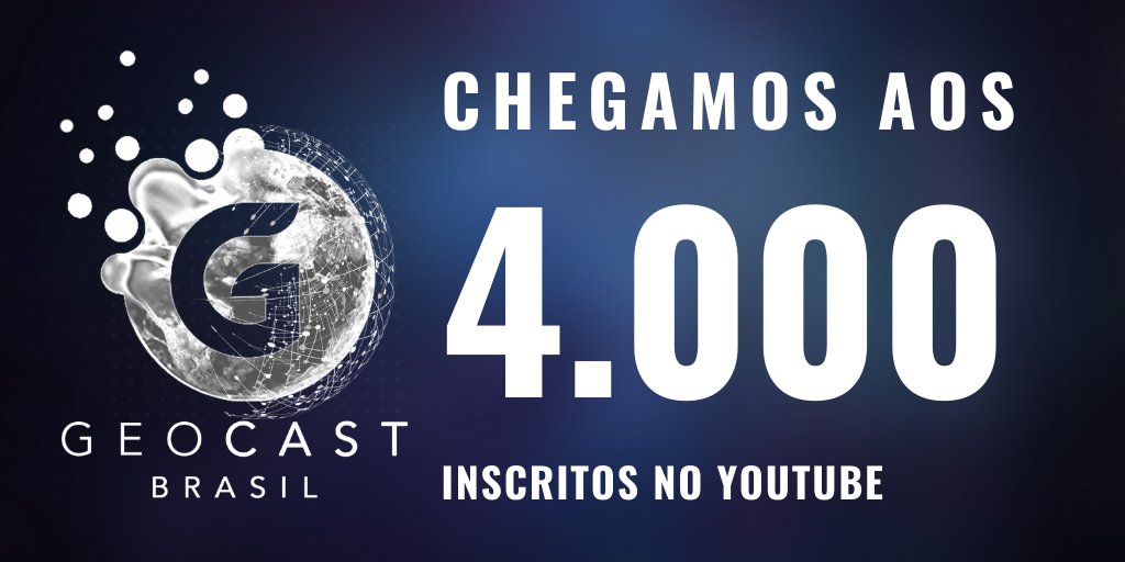 GeoCast Brasil tweet media