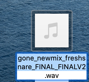 file names be like: