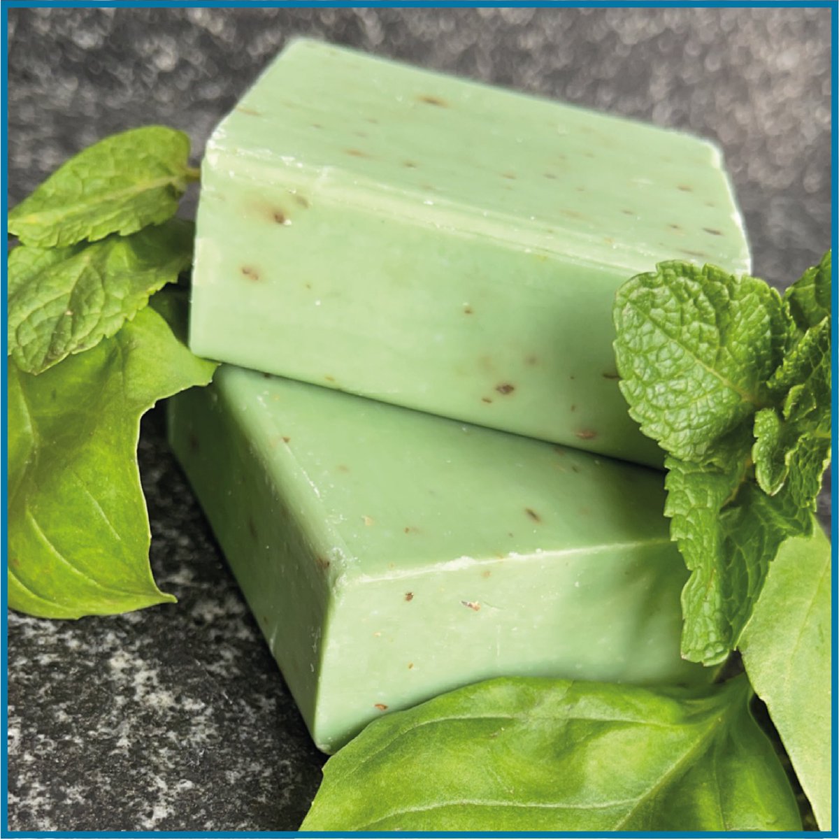 SoapTuula's tweet photo. Spearmint &amp; Basil 🌿 
- This Bar is refreshing and uplifting all while being nourishing, moisturising and giving your skin that clean and soft feel. https://t.co/DT3h00QWIp