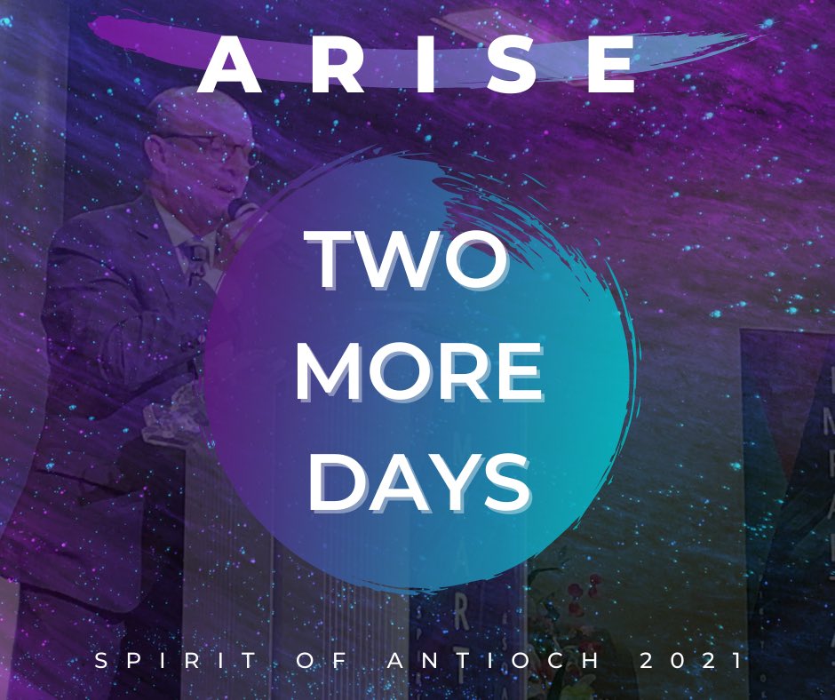 SpiritofAntioch's tweet image. Just TWO MORE DAYS! 👏🏼🔥SOA 2021 is almost here!!!! 🙌🏼 #SOA2021