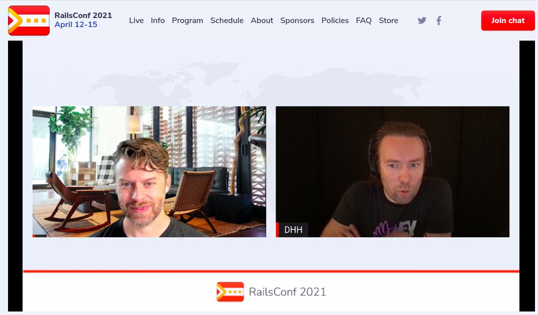 VolatianaY's tweet image. Day 1 at #RailsConf2021