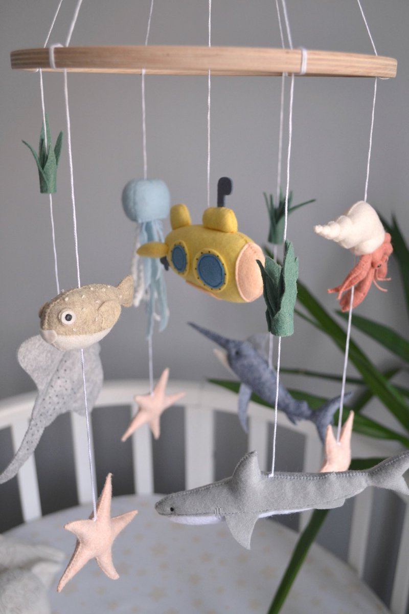 TimsHouseHM's tweet photo. Ocean felt baby mobile. Fish crib mobile to my #etsyshop
https://t.co/z6TkFWi8hn
#Feltmobile #nursery #etsyhandmade #babygifts #etsygifts #Nauticaldecor #mobilebaby #Babymobile #babyshower #bedroom #minimalist #nauticalnursery #nauticaldecor #homedecor https://t.co/appVmEJT02