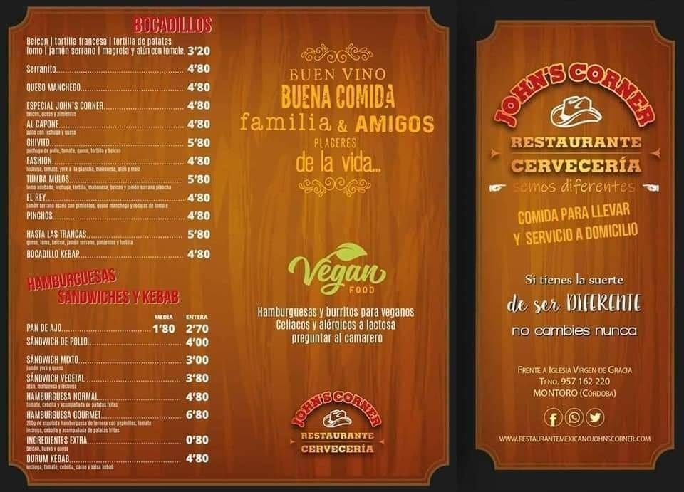 JohnsCornerJC's tweet photo. 🌵🌶 #JohnsCornerADomicilio 📲🛵🎁🏡 

🌵 #JohnsCornerMontoro
🍻 #Cervecería 🍽 #Restaurante
🛵 Comida para llevar y Servicio a domicilio
📖 https://t.co/wCQryM5H44
🔴 Pedidos y Reservas ☎️ 957 16 22 20
🌍 #Montoro #AltoGuadalquivir #CórdobaEsp

📢 #MisAnuncios https://t.co/WIDI0NlSyc