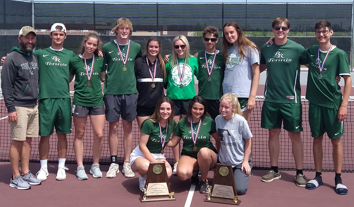 coachtimwylie's tweet photo. Big time congratulations to our girls and boys tennis teams. They won the district championship in both divisions. For the boys, this is number nine in a row. Great job @brhs_tigers and @Ghammermorrison! #TPW https://t.co/B3wnUUA8hT