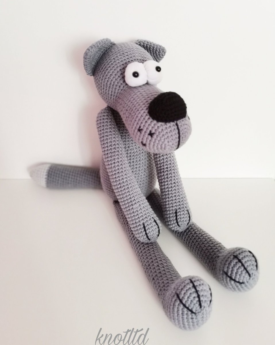 KnotltdT's tweet photo. My newest listing on #etsy! Love #knotltd #amigurumitoy #crochet #crochettoy #wolftoy #etsygifts #etsysale https://t.co/4J8y0gs5Tm