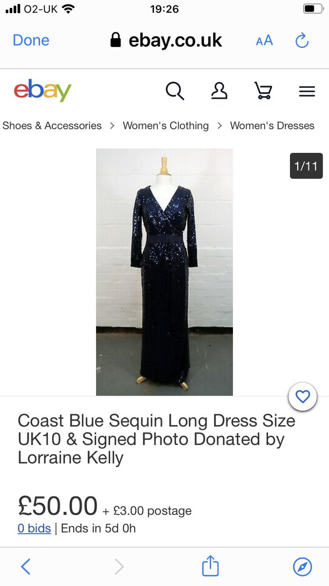 And look at what the wonderful Lorraine Kelly has given. Wow! Please get bidding <a href="/LOROSHospice/">LOROS Hospice</a> <a href="/reallorraine/">Lorraine</a>