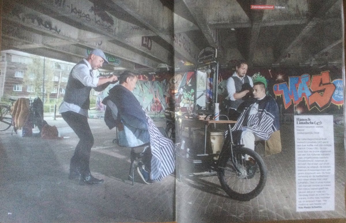 Mooi en optimistisch initiatief op pagina 4 van de PS van ⁦<a href="/parool/">Het Parool</a>⁩ afgelopen zaterdag #alsjehaarmaargoedzit #samenleven #blijmaker #streetmirrors