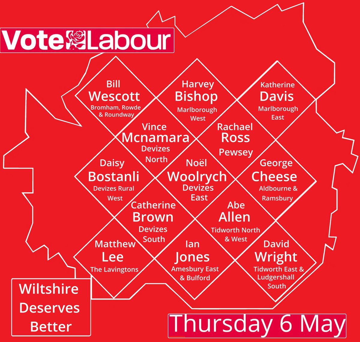 Introducing our candidates for the May 6th elections
#VoteLabour #VotebyMail #WiltshireDeservesBetter
devizeslabour.org.uk/images/Manifes…