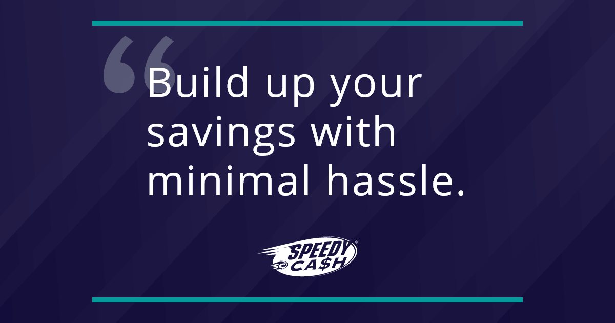speedycash's tweet image. Savings tip: Set up monthly $25 transfers to your savings account to build up $$ over time. bit.ly/3dR35i2 #howtosave 🚗