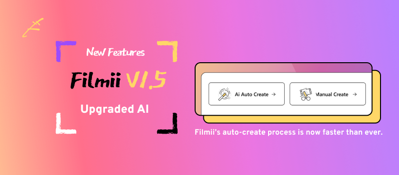 Filmii_Editor's tweet photo. In the latest Wondershare Filmii V1.5, auto-create process is now faster than ever! 

Share your video created by Filmii and your honest thoughts with #TryFilmii. Submit it to our contest page: https://t.co/hqmS9o8Itm https://t.co/th5okiOPZ8