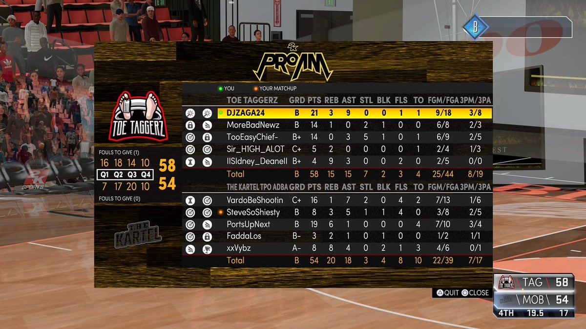 ToeTaggerz2k's tweet photo. Few wins from the other night in @TPOLeague @WittyTPO we just getting started 🤫 https://t.co/mzkkp6lNOT