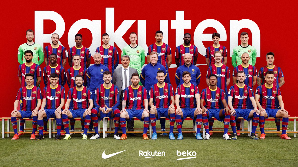 Fc Barcelona On Twitter Official Team Photo Fc Barcelona 2020 21